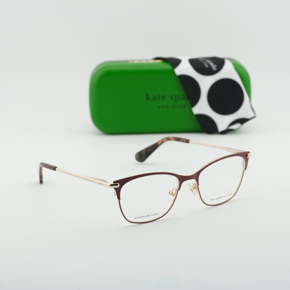 Kate Spade BENDALL 0LHF 00 Rectangle Eyeglasses 50mm - Burgundy